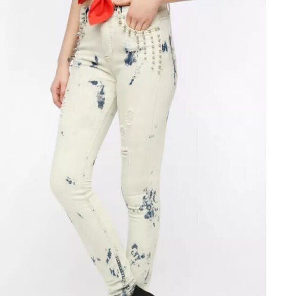 Urban Outfitters BDG Twig High-Rise Studded Jean, Size 27 - Picture 6 of 14